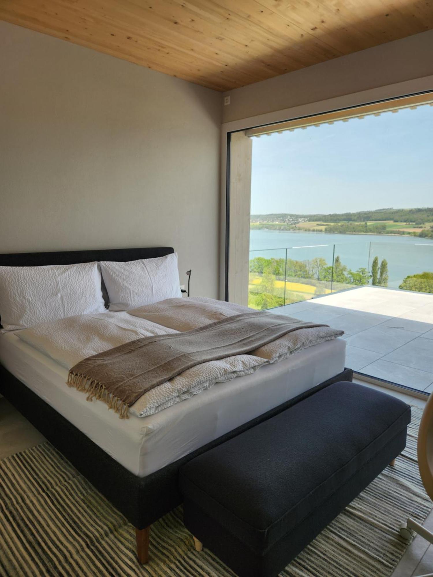 Lakeview Guest Rooms With Huge Rooftop Terrace Beinwil Luaran gambar